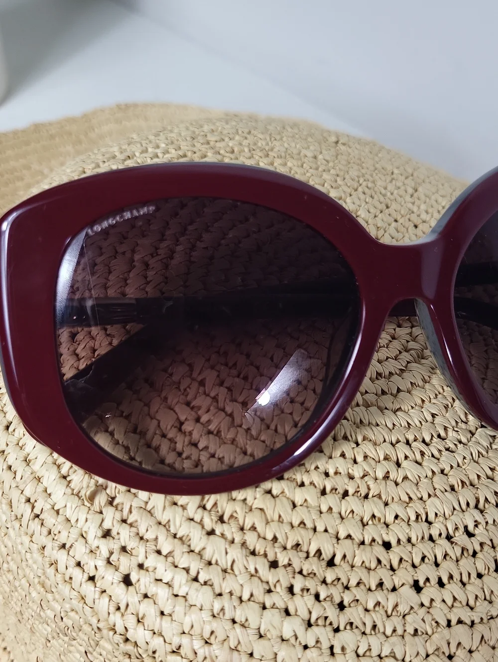 Longchamp Sunglasses Woman Burgundy LO601S-605